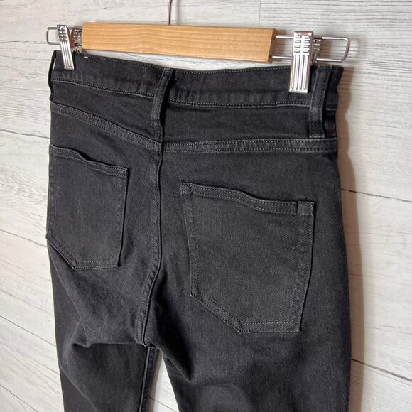 Everlane Jeans Womens Size 27 Black Ankle Denim Tapered Everyday Simple - Picture 14 of 16